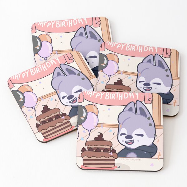 Item preview, STRAY KIDS (SKZOO) Wolf Chan Happy Birthday  designed and sold by LilMissRandom17.