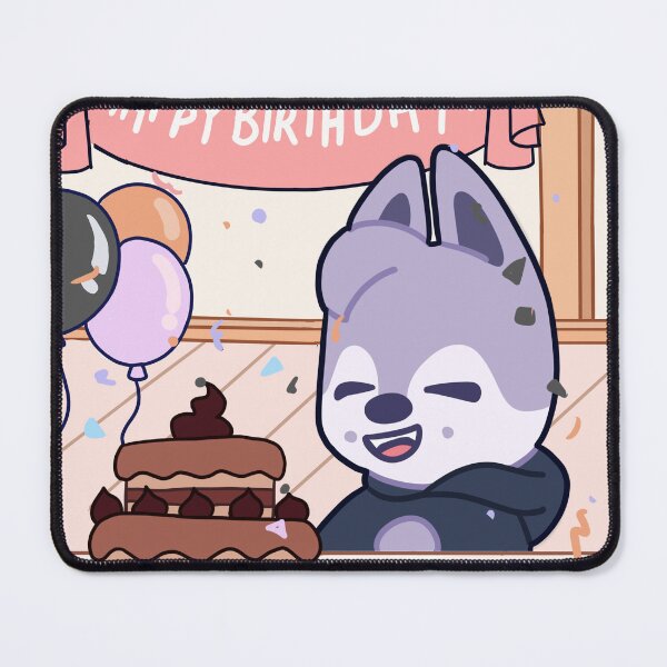 Item preview, STRAY KIDS (SKZOO) Wolf Chan Happy Birthday  designed and sold by LilMissRandom17.