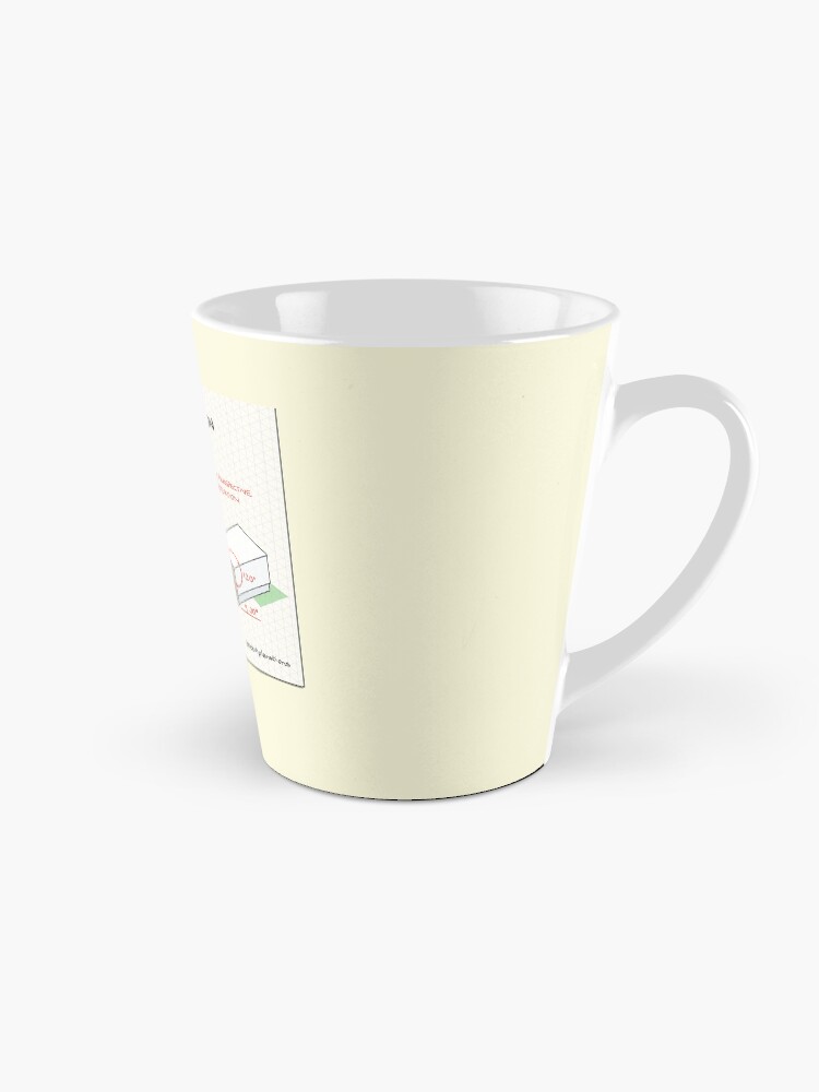 Thumbnail 1 of 4, Coffee Mug, Isometric projection designed and sold by sketchplanator.