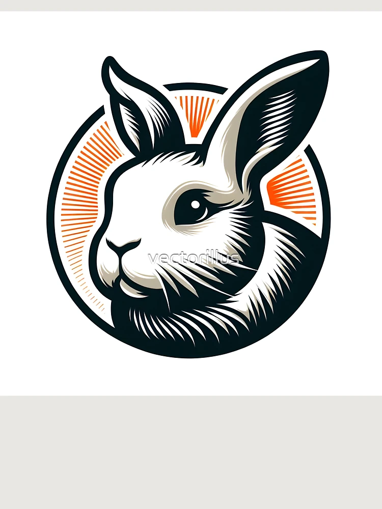 Thumbnail 6 of 6, Premium Oversized Hoodie, Go Rabbit Go Rabbit designed and sold by vectorillus.