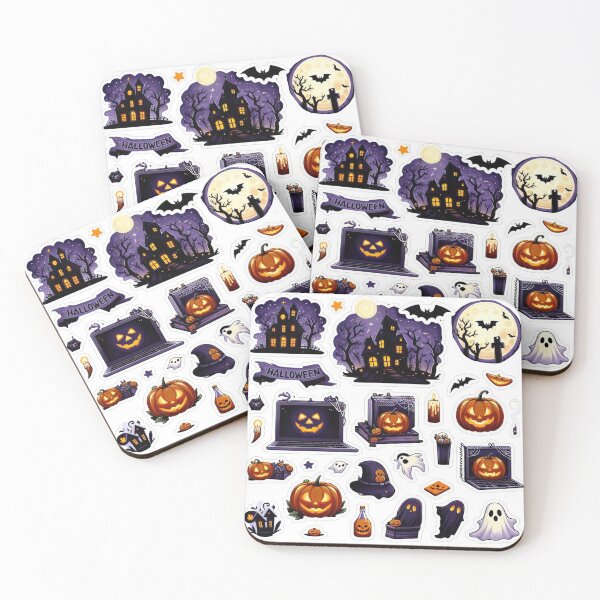 Item preview, Spooky Halloween Clipart designed and sold by Meemaart.
