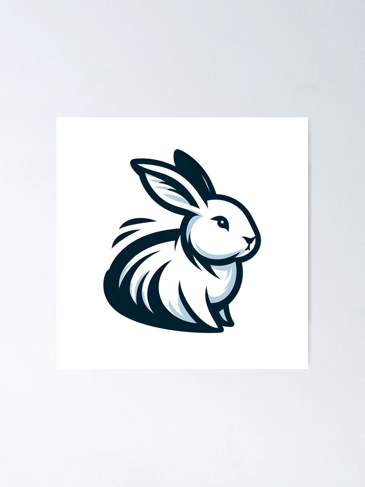 Thumbnail 1 of 3, Poster, Go Rabbit Go Rabbit designed and sold by vectorillus.