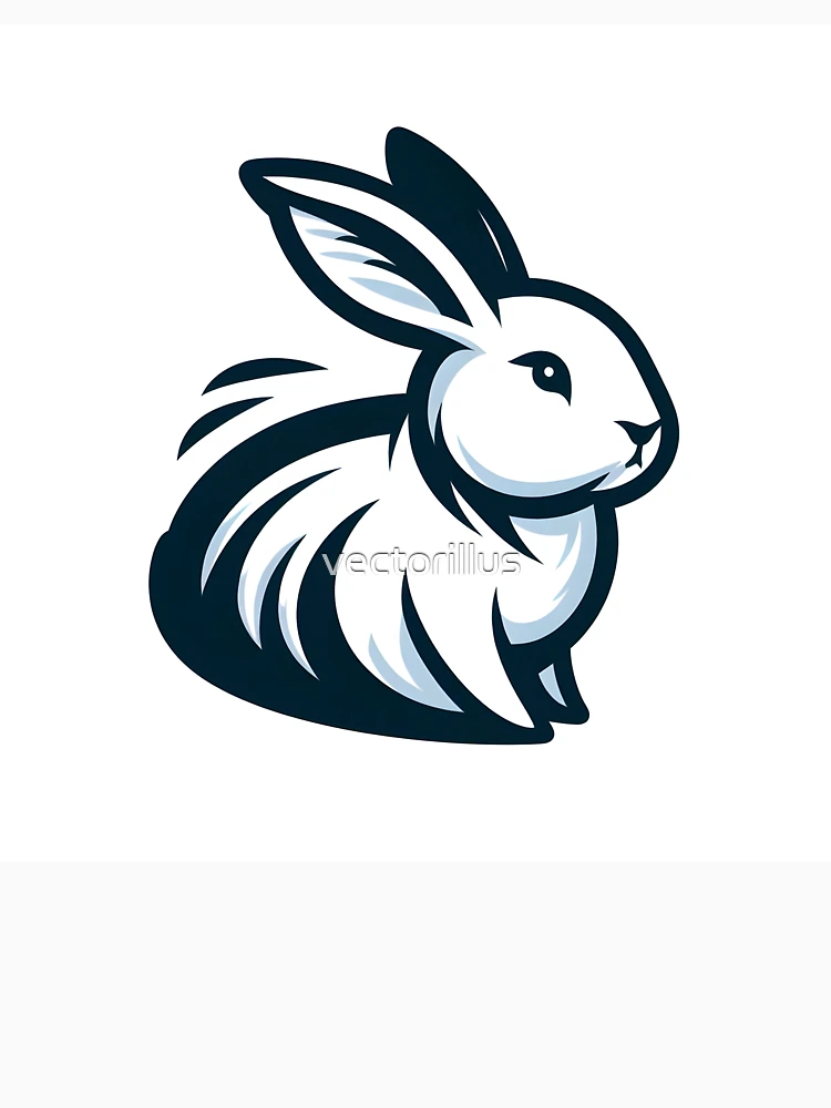 Thumbnail 6 of 6, Pullover Hoodie, Go Rabbit Go Rabbit designed and sold by vectorillus.