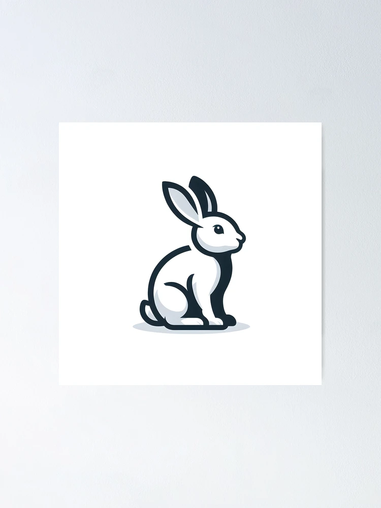 Thumbnail 1 of 3, Poster, Go Rabbit Go Rabbit designed and sold by vectorillus.