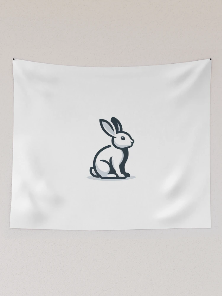 Thumbnail 2 of 3, Tapestry, Go Rabbit Go Rabbit designed and sold by vectorillus.