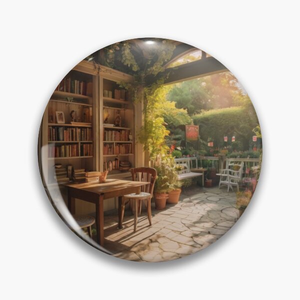 Item preview, The Enchanted Garden of the Cozy Bookshop designed and sold by BlareBlare.