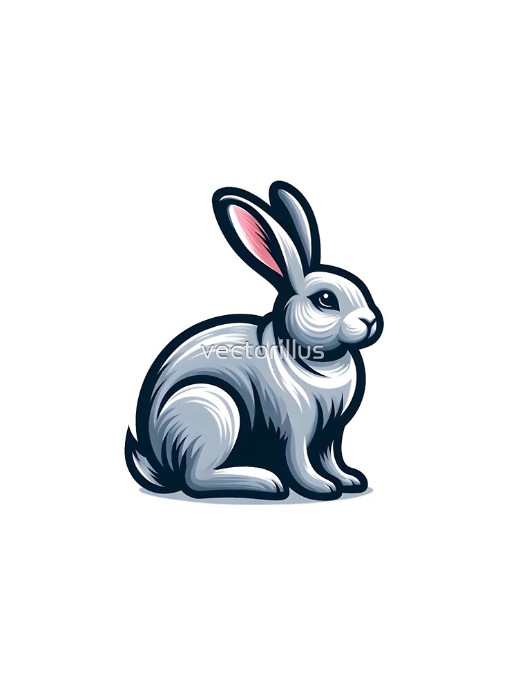 Thumbnail 5 of 5, A-Line Dress, Go Rabbit Go Rabbit designed and sold by vectorillus.
