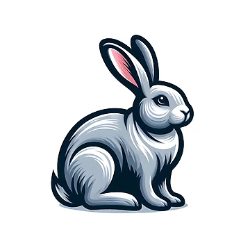 Artwork thumbnail, Go Rabbit Go Rabbit by vectorillus