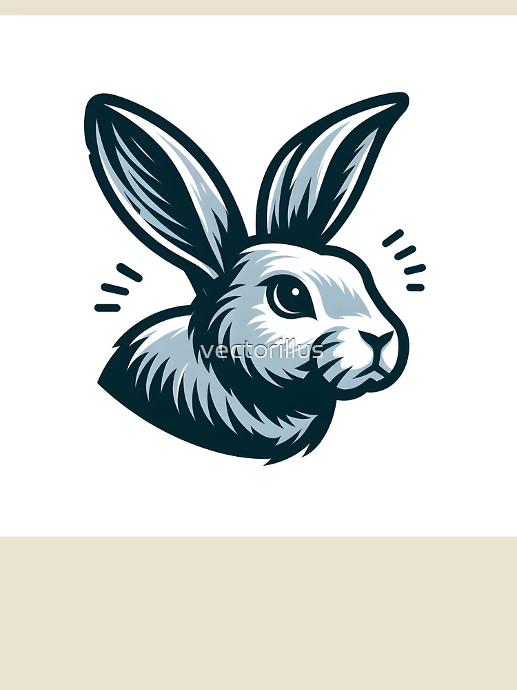 Thumbnail 4 of 4, Relaxed T-Shirt, Go Rabbit Go Rabbit designed and sold by vectorillus.