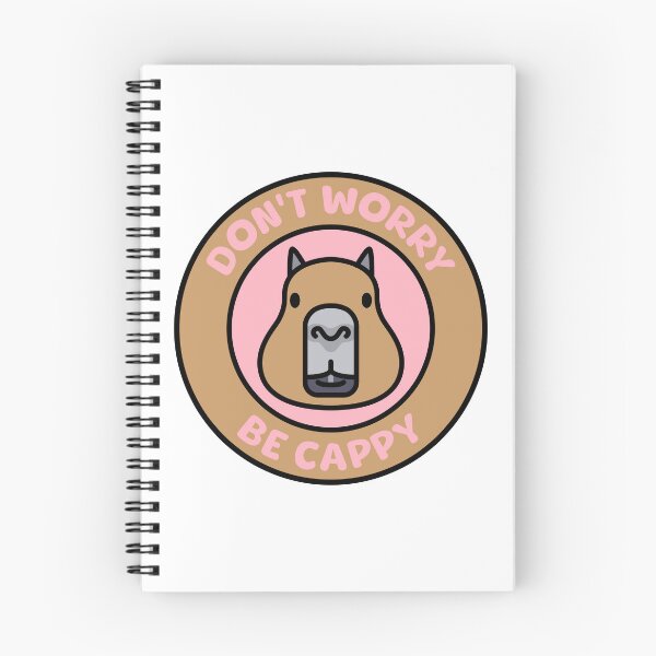 Item preview, Don't Worry Be Cappy! Cute Capybara designed and sold by PMCreative.