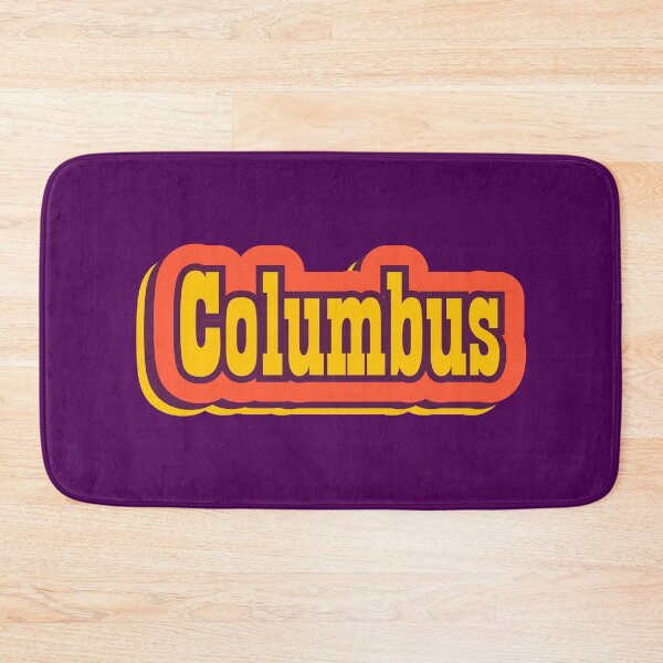 Item preview, Columbus, Ohio Retro Typography designed and sold by ArtNoveltee.