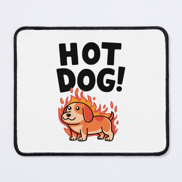 Item preview, Hot Dog! Funny Cute Dog Pun designed and sold by PMCreative.