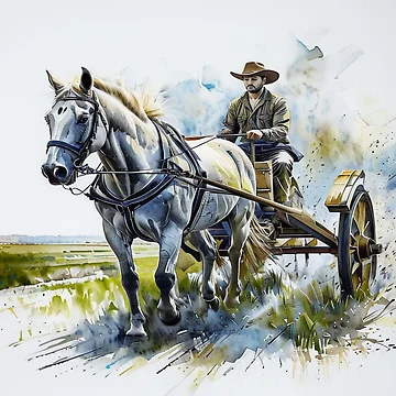 Artwork thumbnail, Cheval by Collection de trésors