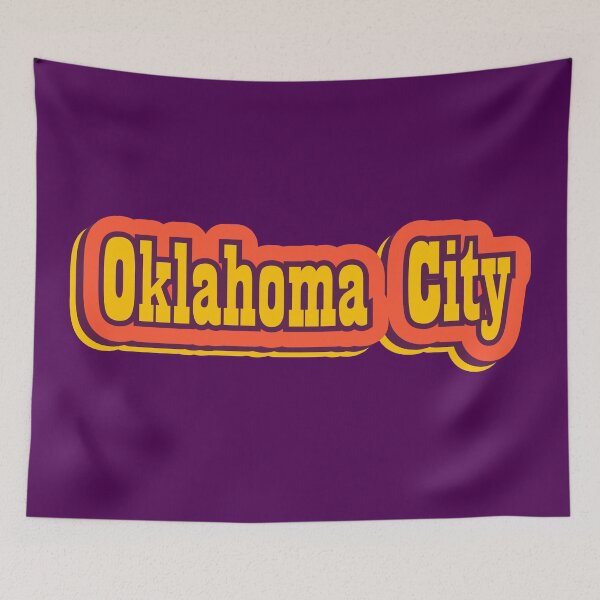 Item preview, Oklahoma City, Oklahoma Retro Typography designed and sold by ArtNoveltee.
