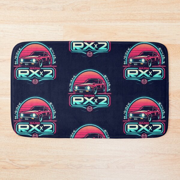Item preview, Retro Mazda RX 2 Image With Black Background designed and sold by neildoch.