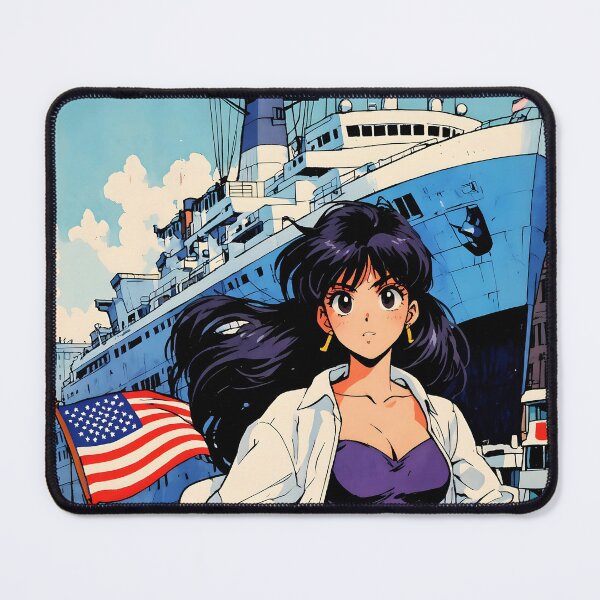 Item preview, South Street Seaport Manhattan USA Retro Anime Girl 80s Vintage Travel designed and sold by Retro-Anime9.