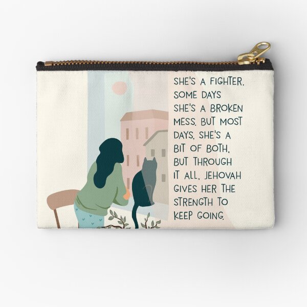 Aperçu de l'œuvre Jéhovah lui donne la force de continuer créée et vendue par Paper Bee Gift Shop.