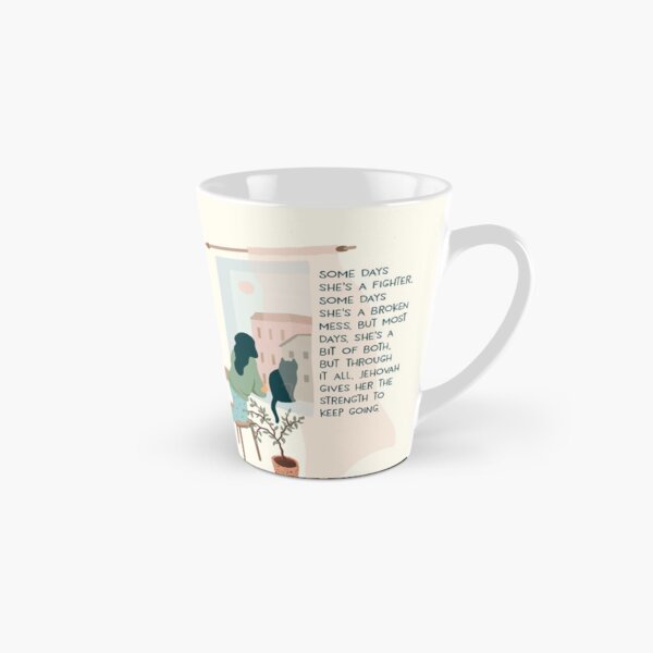 Artikel-Vorschau von Jehova gibt ihr die Kraft, weiterzumachen, designt und verkauft von Paper Bee Gift Shop.