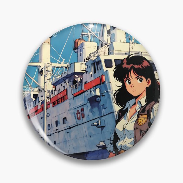 Item preview, South Street Seaport NYC USA Retro Anime Girl 80s Vintage Travel designed and sold by Retro-Anime9.