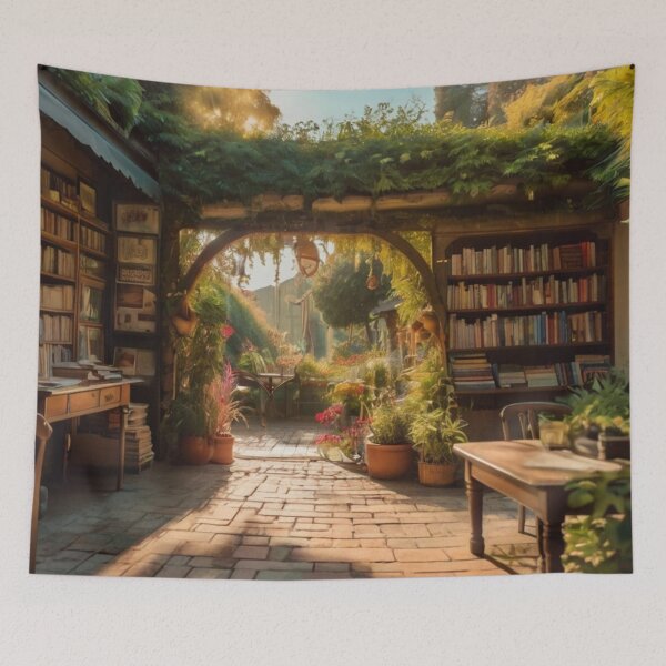 Item preview, Magical Reading in a Garden Sanctuary designed and sold by BlareBlare.