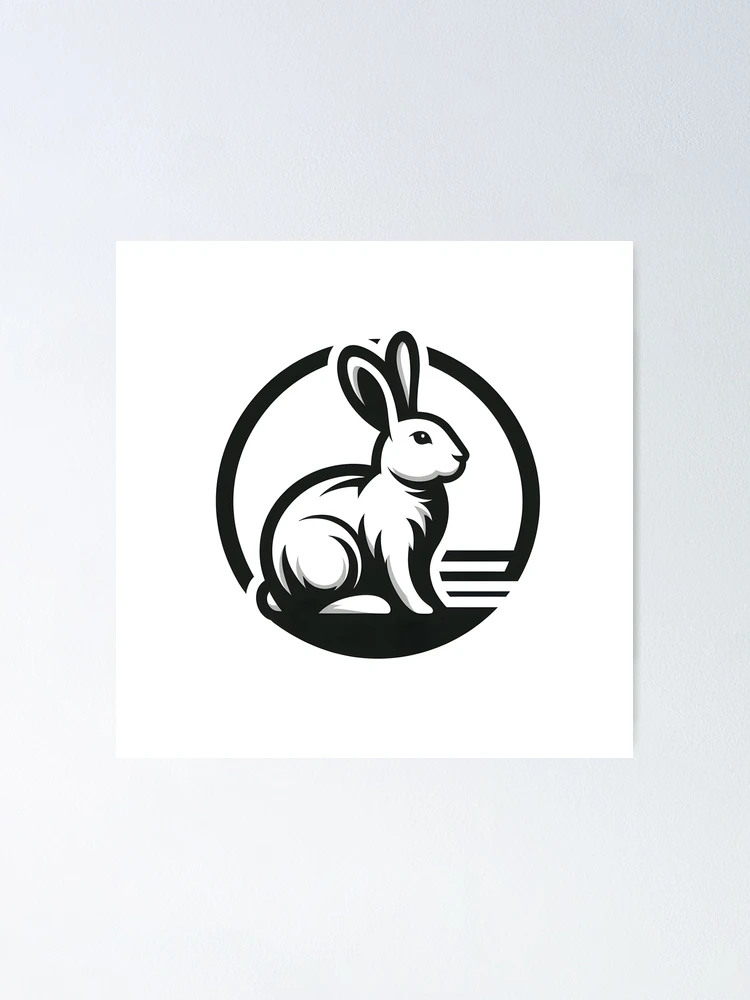 Thumbnail 1 of 3, Poster, Go Rabbit Go Rabbit designed and sold by vectorillus.