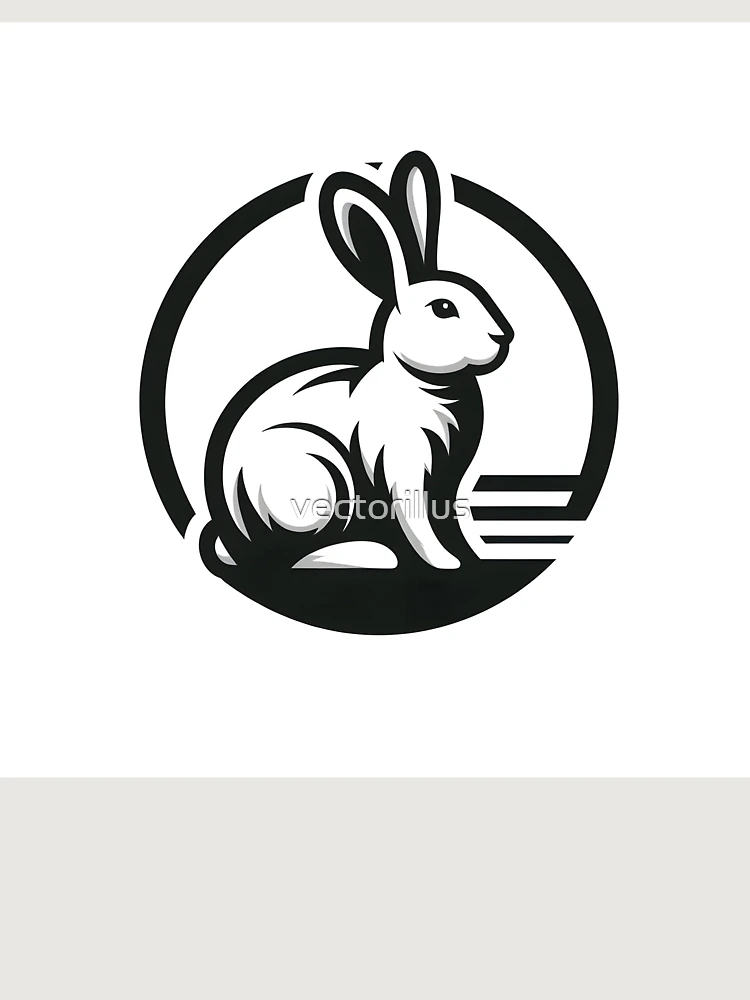 Thumbnail 6 of 6, Premium Oversized Hoodie, Go Rabbit Go Rabbit designed and sold by vectorillus.