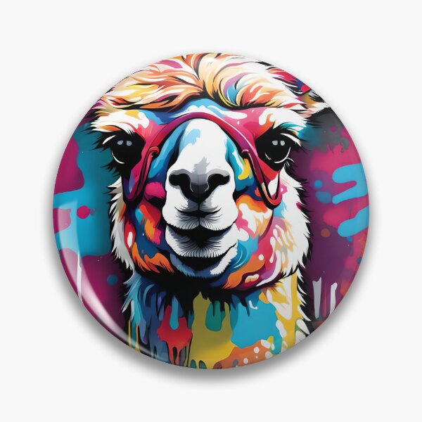 Item preview, Llama with splatters designed and sold by lalylaura.