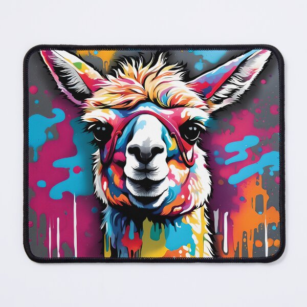 Item preview, Llama with splatters designed and sold by lalylaura.