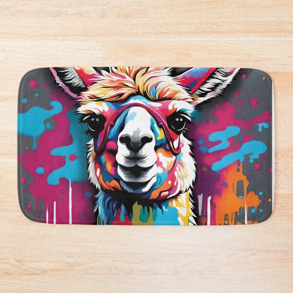 Item preview, Llama with splatters designed and sold by lalylaura.