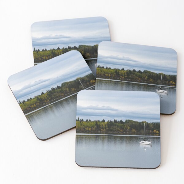 Item preview, Sailboats on the water in the fall designed and sold by CanadianWild418.