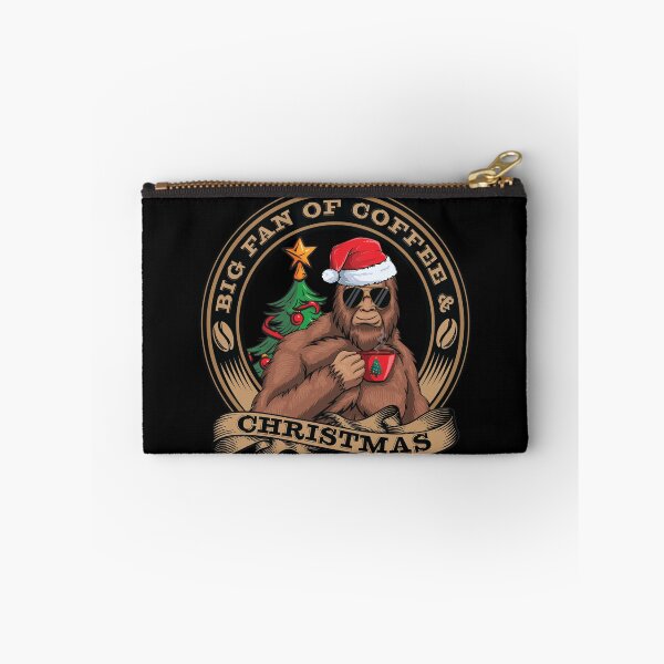 Item preview, Funny Christmas Bigfoot who is a big fan of Coffee and Christmas designed and sold by OhBoyLoveIt.