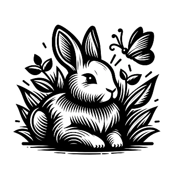 Artwork thumbnail, Go Rabbit Go Rabbit by vectorillus