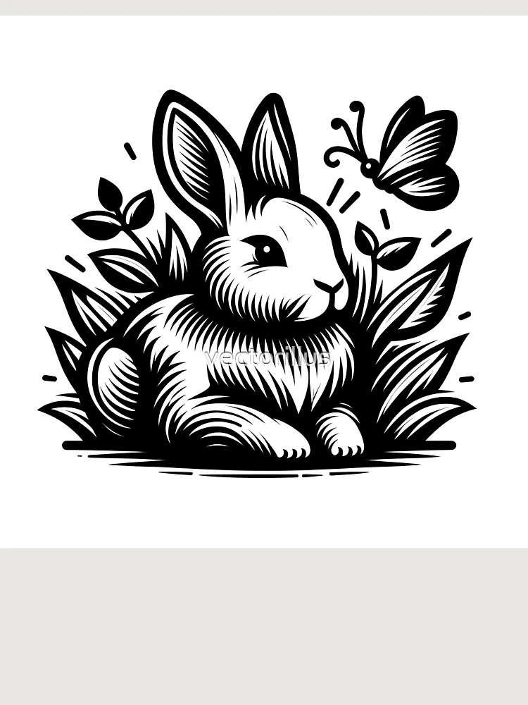 Thumbnail 6 of 6, Premium Oversized Hoodie, Go Rabbit Go Rabbit designed and sold by vectorillus.