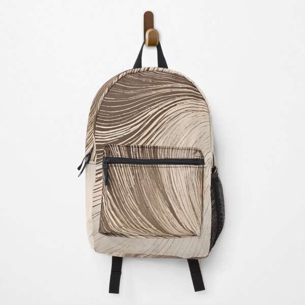 Item preview, Brown and Beige Abstract Line Swirls designed and sold by BubbleGalaxy.