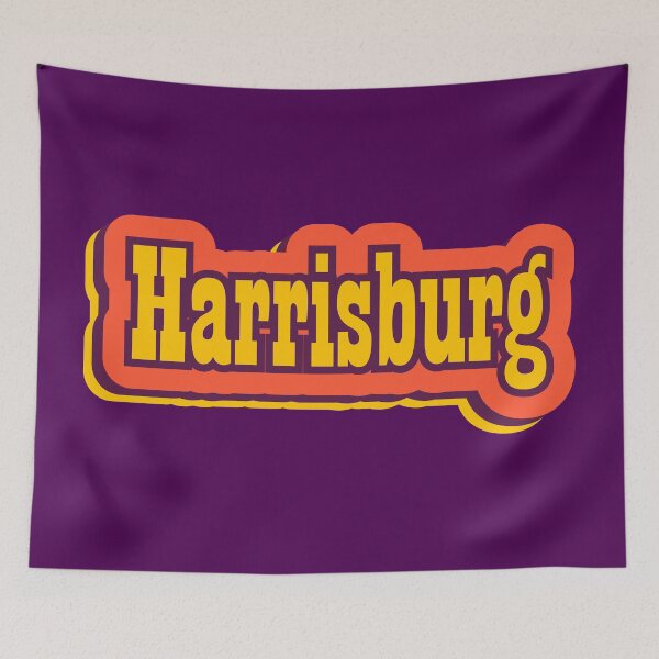 Item preview, Harrisburg, Pennsylvania Retro Typography designed and sold by ArtNoveltee.