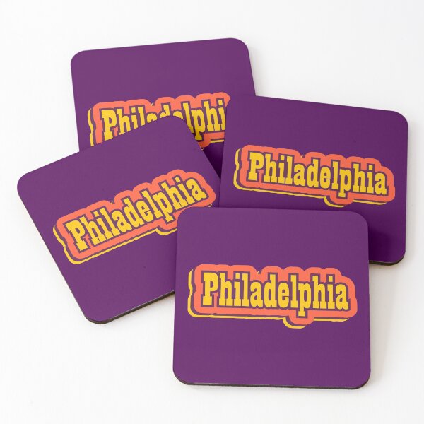 Item preview, Philadelphia, Pennsylvania Retro Typography designed and sold by ArtNoveltee.