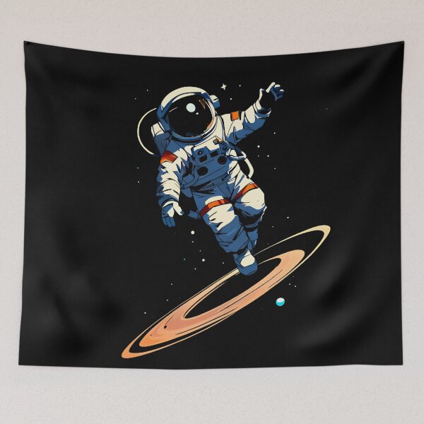 Item preview, Leap into Space: Astronaut-colours designed and sold by Vibrantstroke.