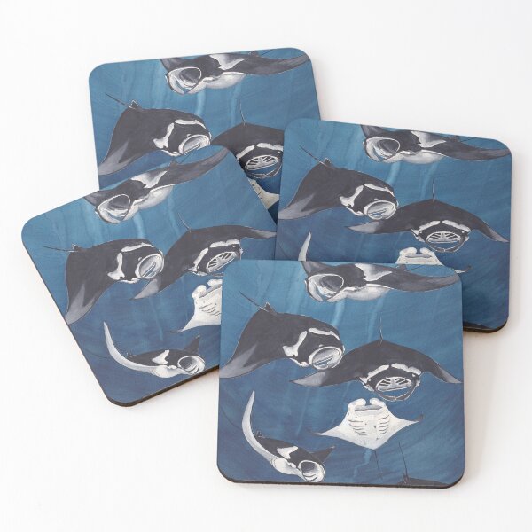 Item preview, MANTARAYS IN THE BLUE designed and sold by BEATRIZ ABAITUA.