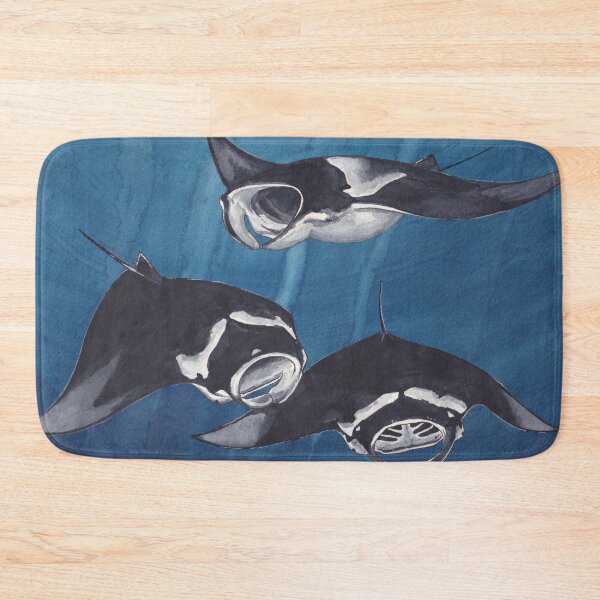Item preview, MANTARAYS IN THE BLUE designed and sold by BEATRIZ ABAITUA.