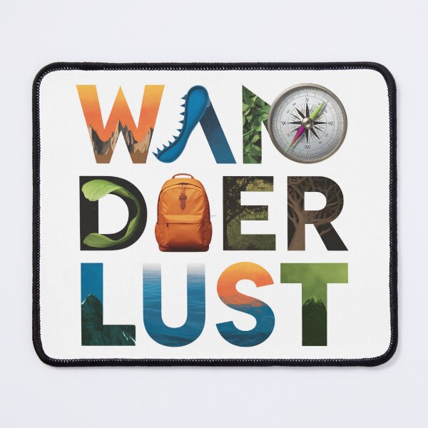 Item preview, Wanderlust Typography: Artistic Design, Arrows, Footprints designed and sold by FamilyT-Tales.
