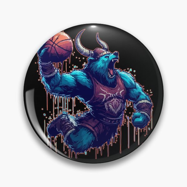 Item preview, Viking Bear Basketball Player designed and sold by TomFrontierArt.