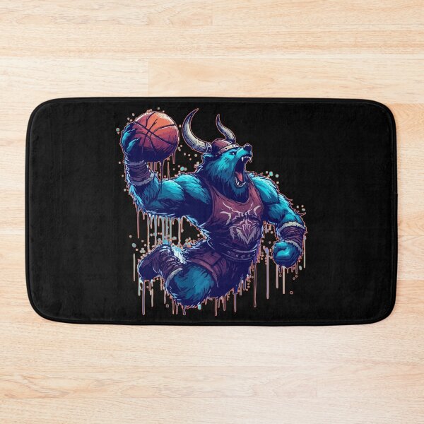 Item preview, Viking Bear Basketball Player designed and sold by TomFrontierArt.