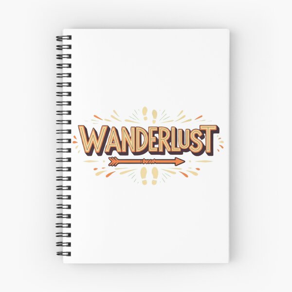 Item preview, Wanderlust Typography: Artistic Design, Arrows, Footprints designed and sold by FamilyT-Tales.