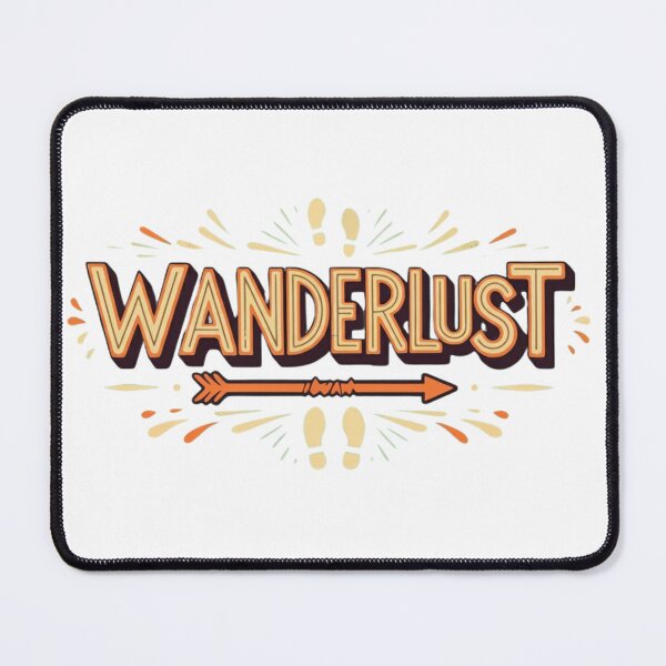 Item preview, Wanderlust Typography: Artistic Design, Arrows, Footprints designed and sold by FamilyT-Tales.