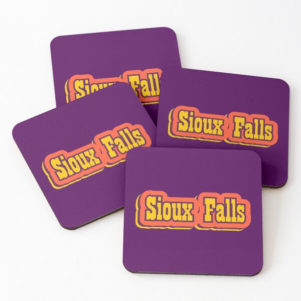 Item preview, Sioux Falls, South Dakota Retro Typography designed and sold by ArtNoveltee.