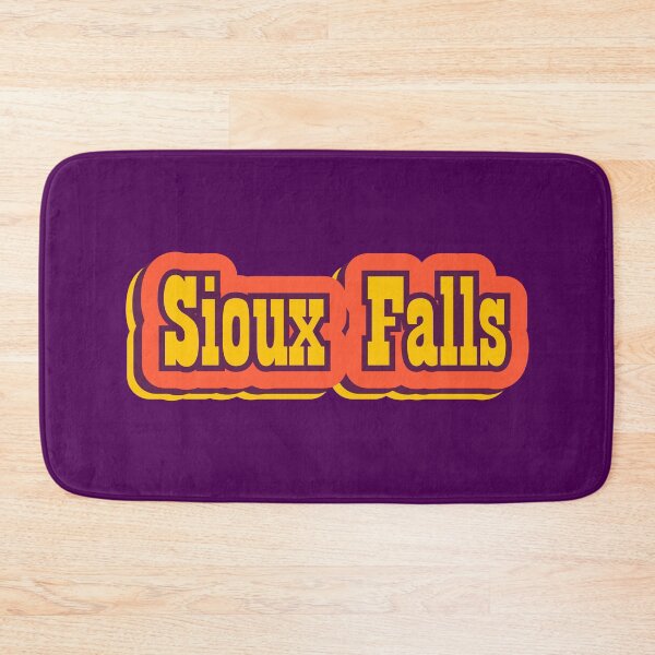 Item preview, Sioux Falls, South Dakota Retro Typography designed and sold by ArtNoveltee.