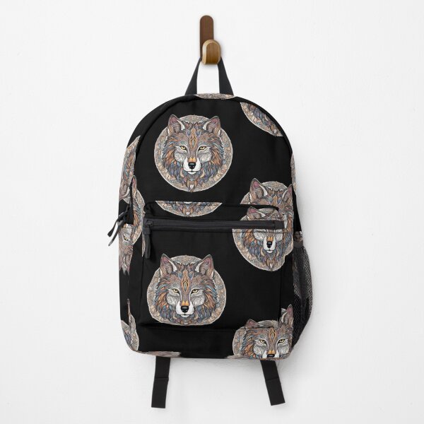 Item preview, Portrait wolf tribal, mystic and majestic designed and sold by KolorellaS.
