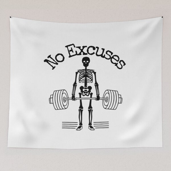 Item preview, No excuses. Skelton Gym designed and sold by adlkh.