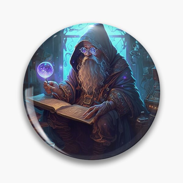 Item preview, Ancient Sorcerer in a Magical Realm designed and sold by Hakubiya.