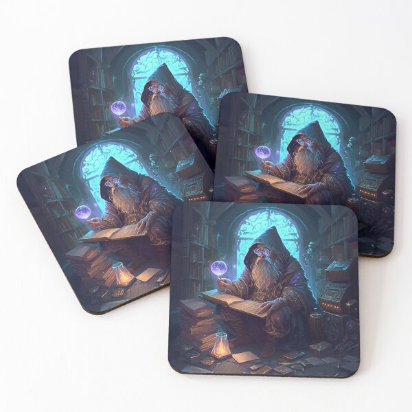 Item preview, Ancient Sorcerer in a Magical Realm designed and sold by Hakubiya.